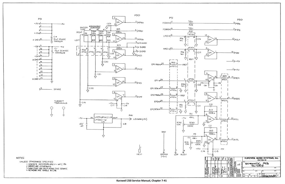 Schematic Slider Board, 2 sheets - Sheet 1